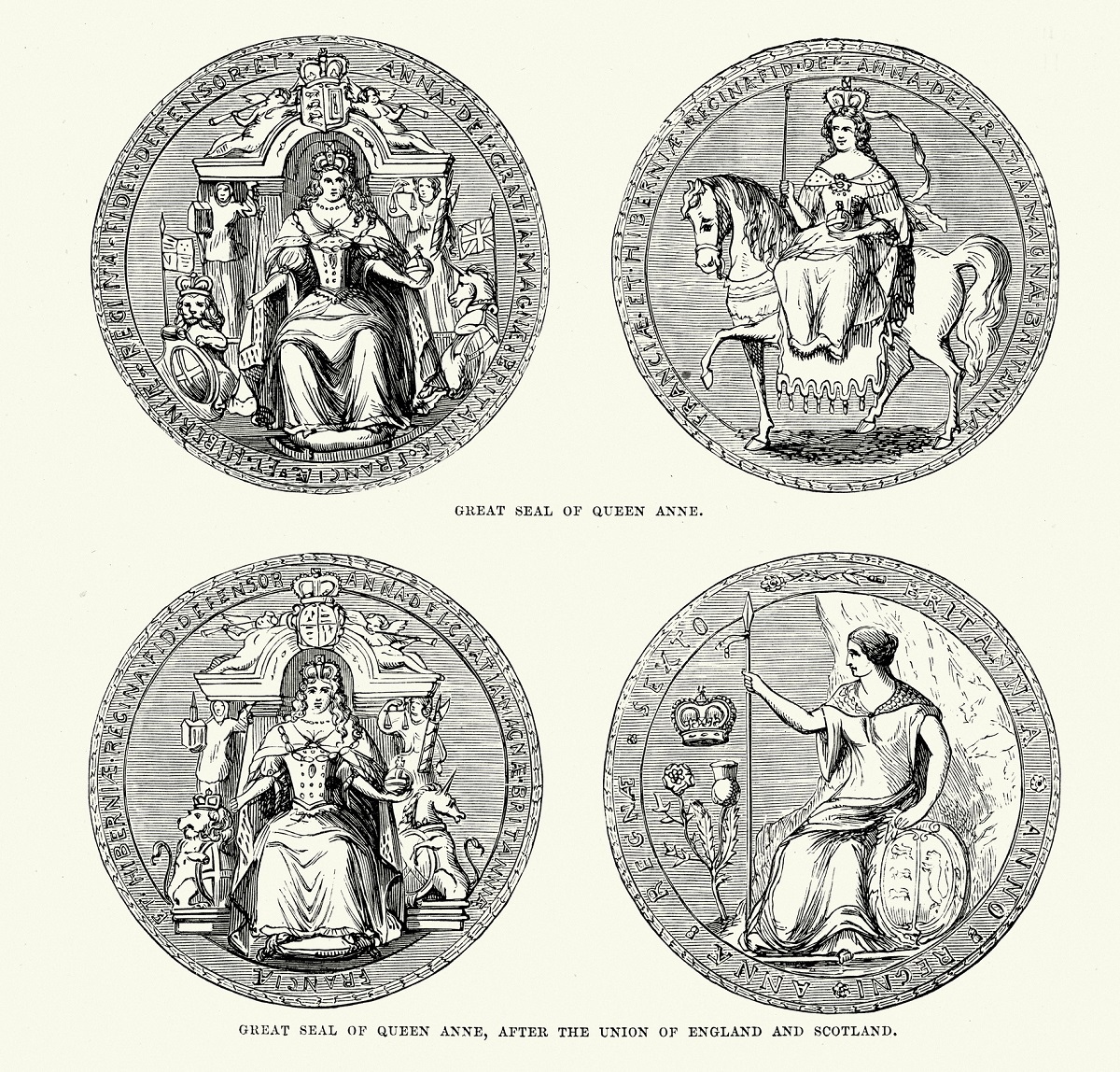 Great Seals of Queen Anne's Reign