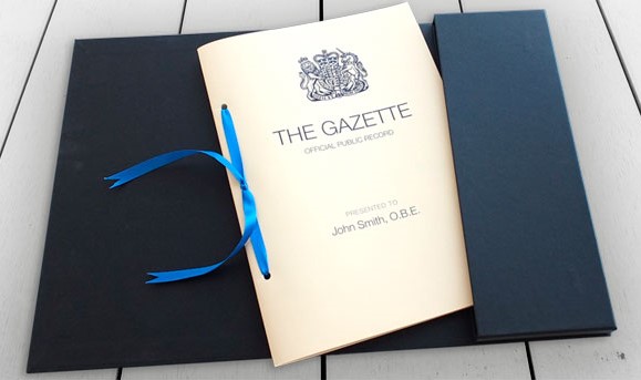 Gazette Honour Commemorative Edition