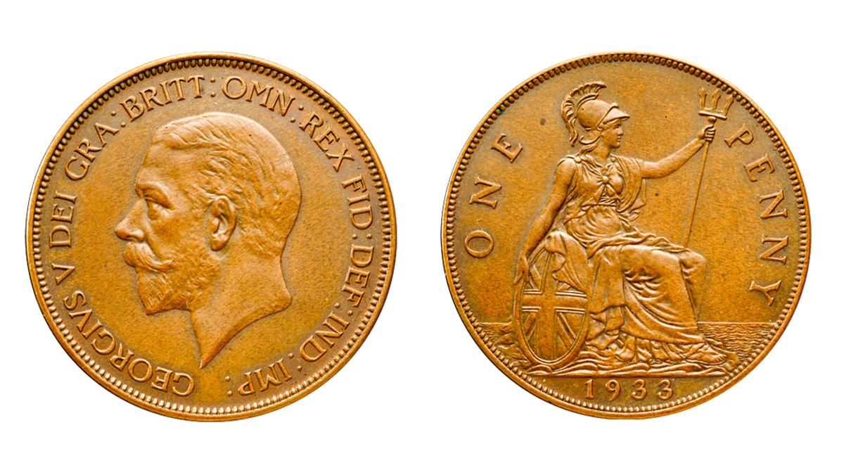 George V 1933 Penny
