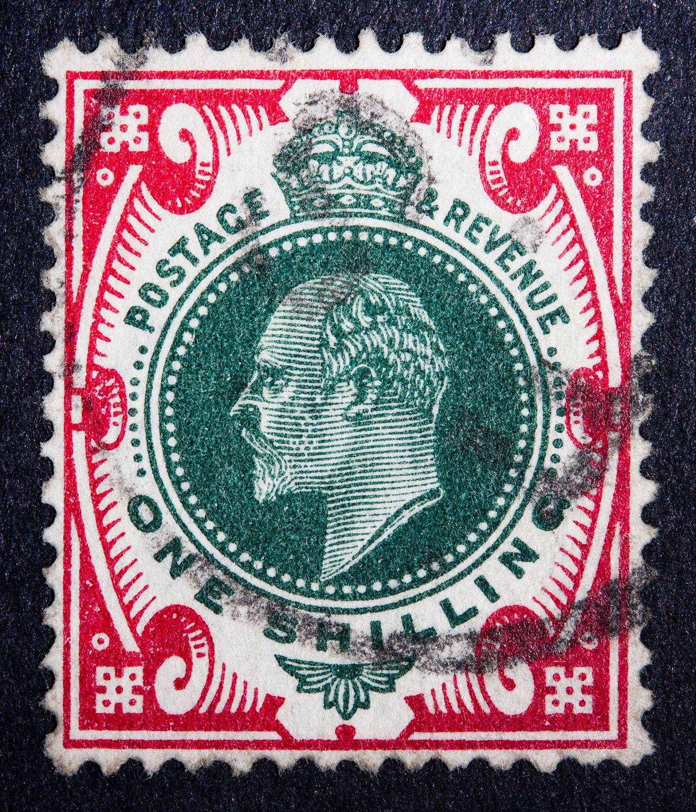 Stamp of King Edward VII