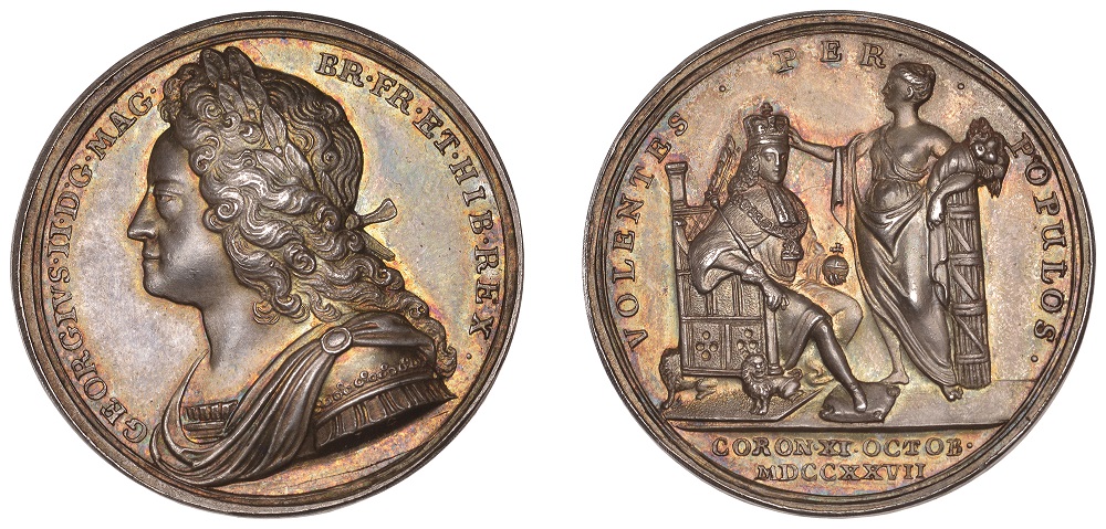 King George II Coronation Medal 1727