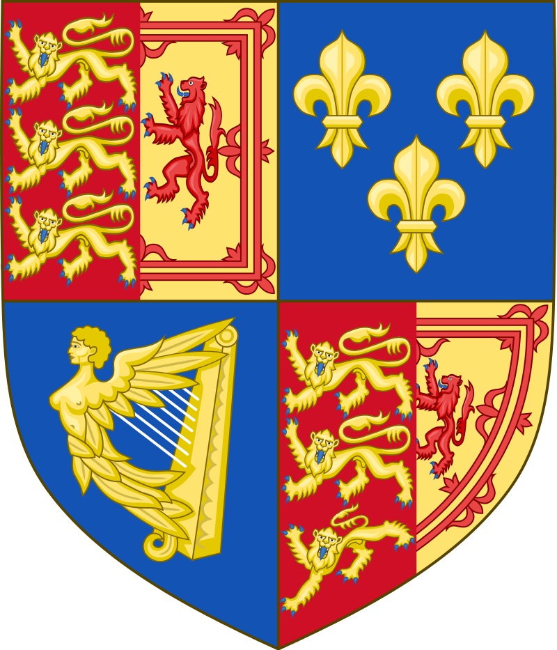 Royal Arms of England 1707