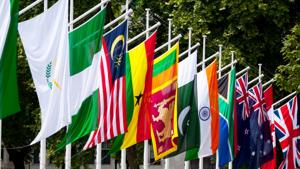 Commonwealth flags