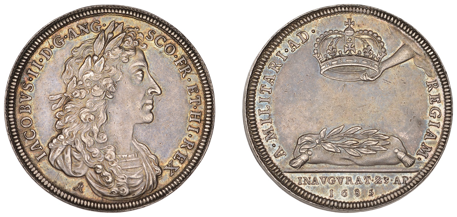1685 Coronation Medal James II