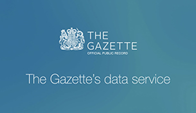 The Gazette's data service