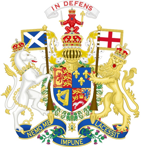 Coat of Arms for Great Britain in Scotland for George I