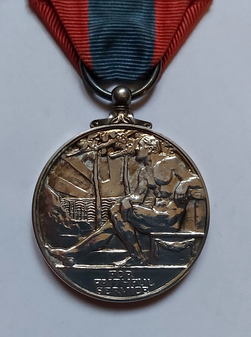 Imperial Service Medal Reverse