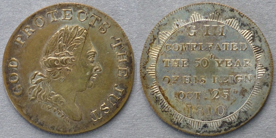 King George III Golden Jubilee Medal 1810