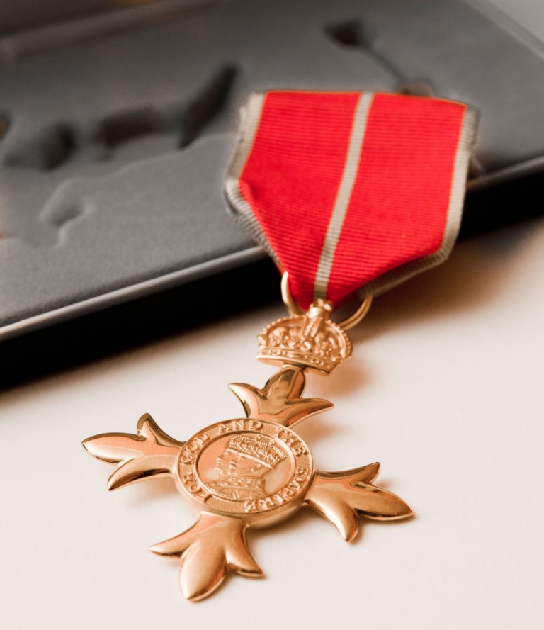 OBE medal 2018