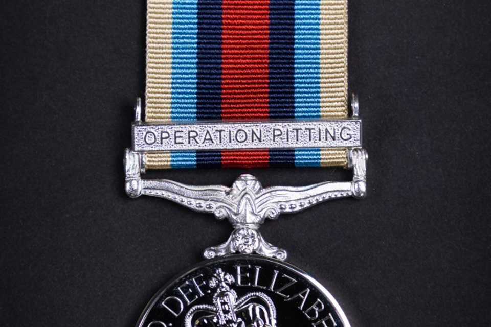 Operation Pitting Medal OSM Afghanistan