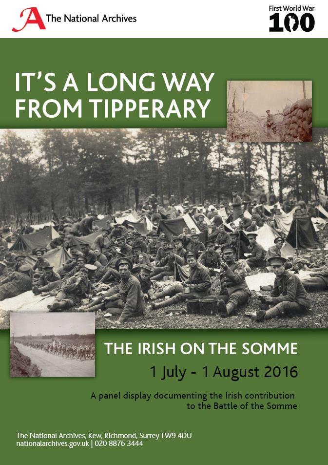 Irish on at Somme