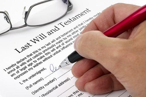 Last will and testament