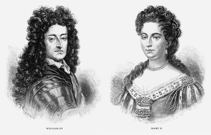 King William III and Queen Mary II