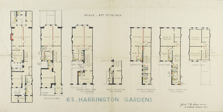 Women's Pioneer Housing Floorplan 1931