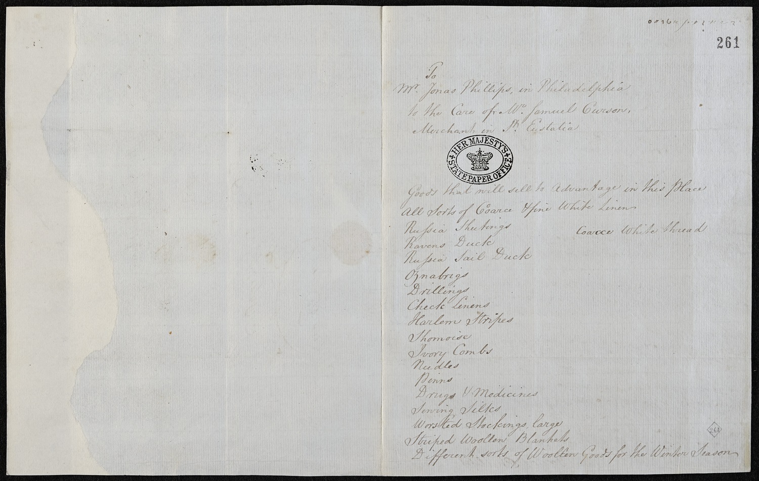 Jonas Phillips Declaration of Independence