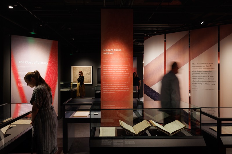 The National Archives Revolution 250 exhibition