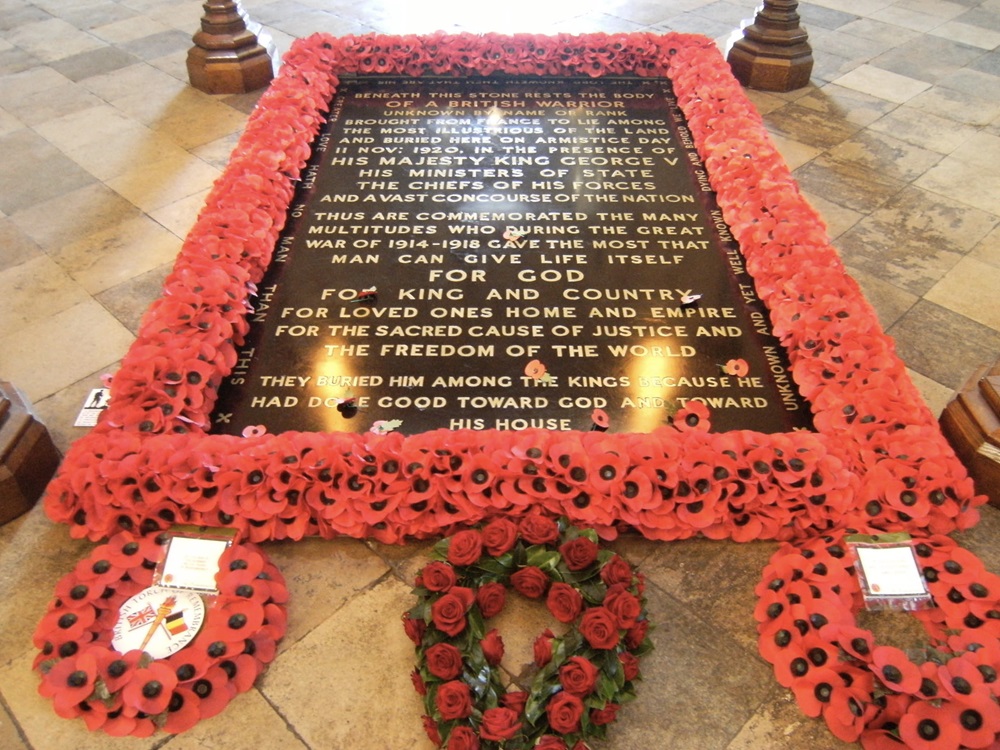 1.	Tomb of the Unknown Warrior, Westminster Abbey